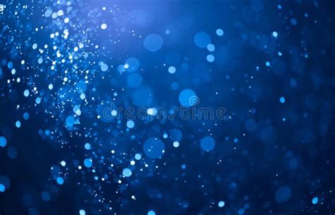 Blue bokeh lights background. Blue bokeh background created by neon ...