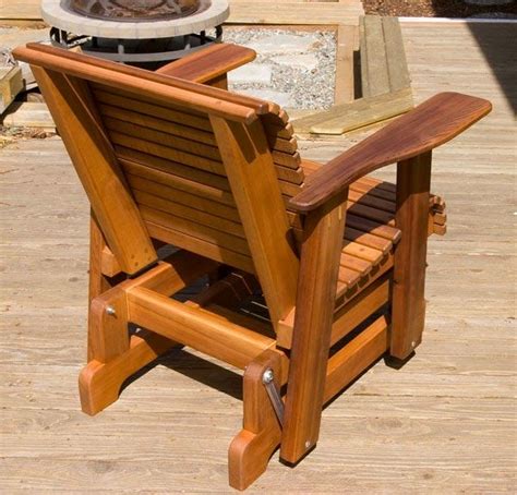 Glider Deck Chairs Adirondack Glider Chair Plans Woodworking Projects