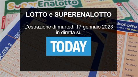 Estrazioni Lotto Oggi E Numeri Superenalotto Di Marted Gennaio