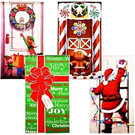 Amazon Christmas Snowman Door Cover Decorations Christmas Front