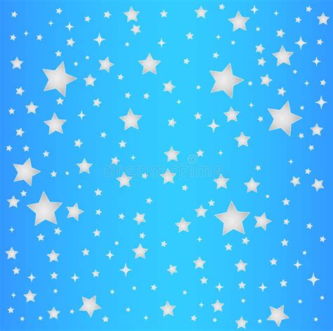 Fondo De La Estrella Azul De Cielo Stock De Ilustración Ilustración De Extracto Chispa 10667655