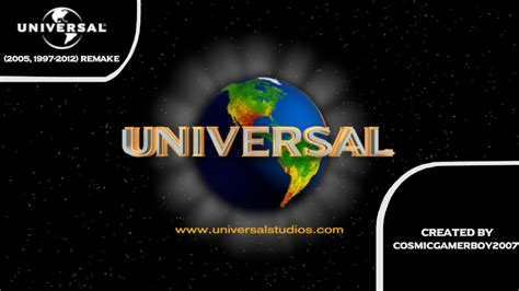 Universal Pictures logo (2005, 1997-2012) Remake by CosmicGamerBoyonDA ...