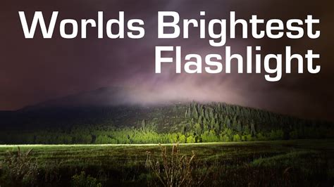 1000w Led Flashlight Worlds Brightest 90000 Lumens Youtube