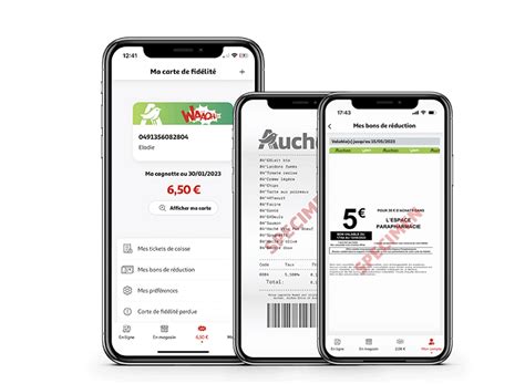 Auchan optez pour le ticket de caisse dématérialisé