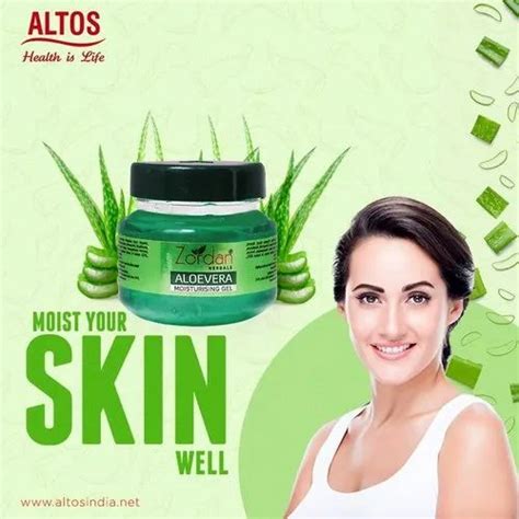 Green Zordan Aloe Vera Gel Oily Skin Type Of Packaging Plastic