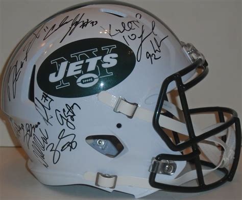 2015 New York Jets Team Autographed Riddell Full Size Deluxe Replica ...