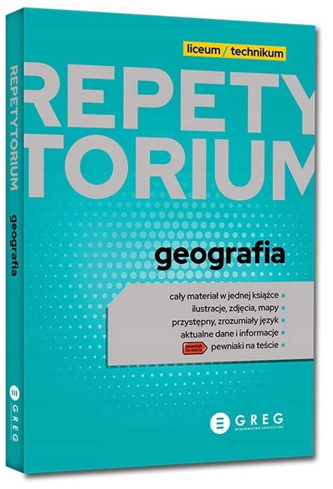 Repetytorium Geografia Matura Greg Podr Cznik Allegro