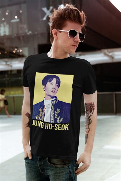 BTS J HOPE Portrait Printed T Shirt Meltmoon