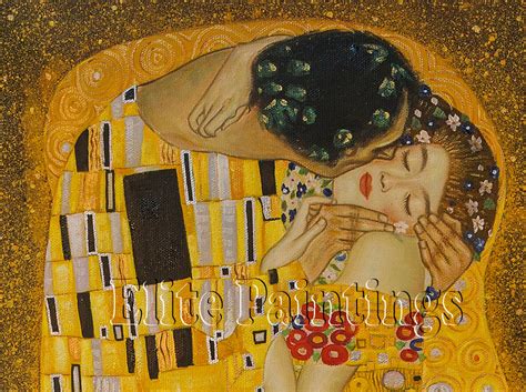 Gustav Klimt der Kuss 100 Handarbeit Öl auf Leinwand Etsy