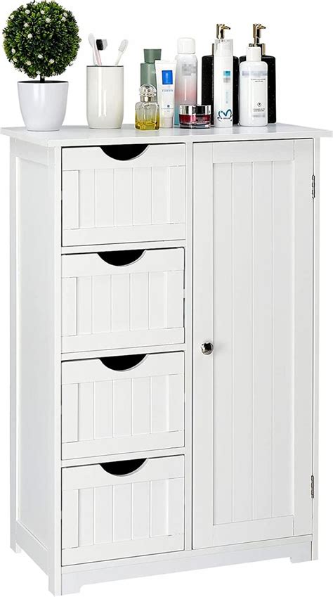 Bathroom Cabinet Freestanding White Semis Online