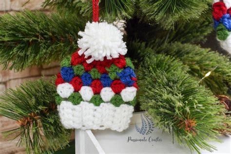 Easy Crochet DIY Christmas Baubles One Simple Rectangle