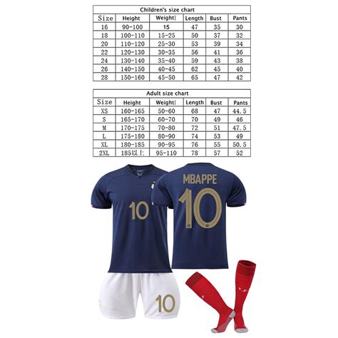 Echipament Sportiv Copii Echipa Frantei Mbappe Fotbal Tricou Set