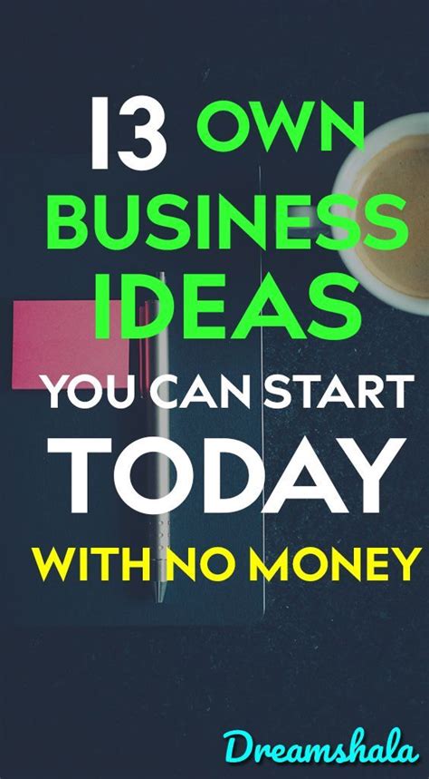 13 Easy Ideas To Start A Business Without Investment In 2020 Own