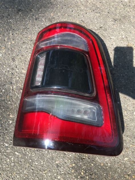 Dodge Ram Right Rh Led Black Taillight W Blind Spot Oem