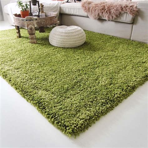 Hoogpolig Vloerkleed Shaggy Royal Cm Hoogte Groen X Cm Bol