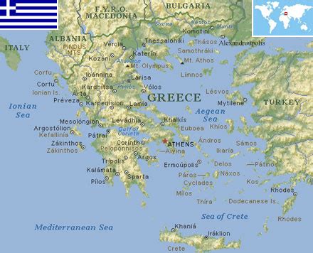 Greece World Atlas Find Fun Facts