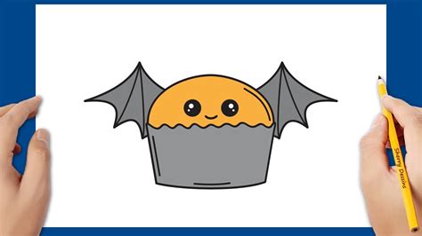 Halloween Dessin Comment Dessiner Un Cupcake Chauve Souris D Halloween