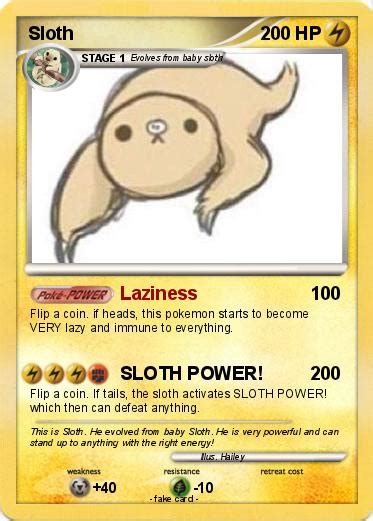 Pokémon Sloth 134 134 - Laziness - My Pokemon Card