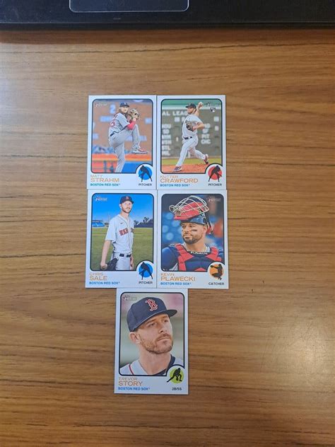 Topps Heritage High Number Boston Red Sox Card Lot Kutter