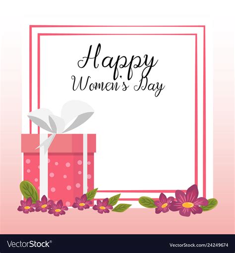 Happy Women Day Royalty Free Vector Image Vectorstock