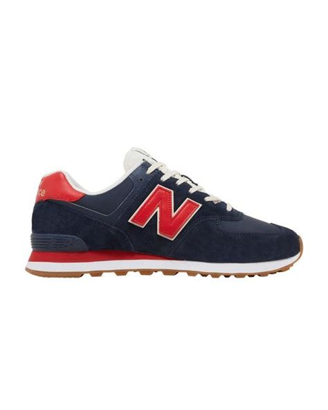 New Balance 574 'navy Red' in Blue for Men | Lyst