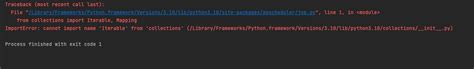 Python Importerror Cannot Import Name Iterable From Collections