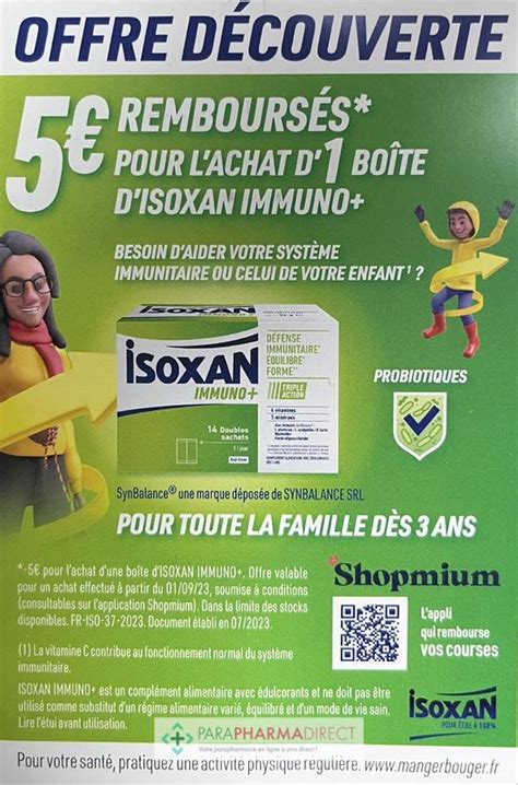 ISOXAN Immuno Goût Citron 14 doubles sachets Paraphamadirect