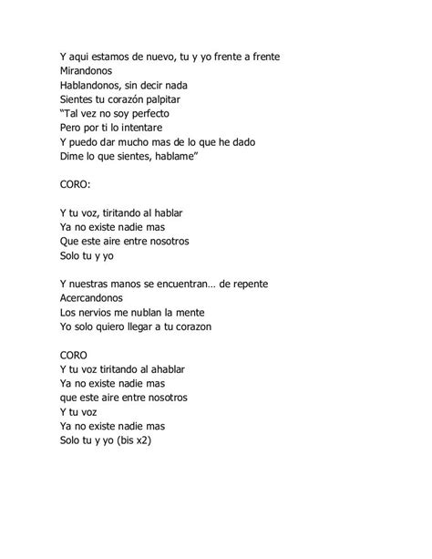 Letra Cancion