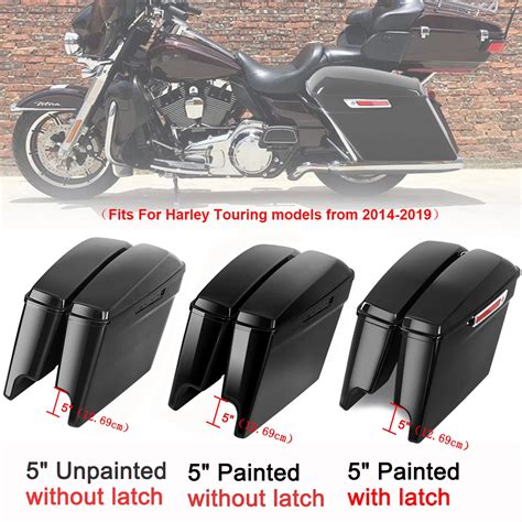 Samger Motorcycle Inch Stretched Extended Saddlebags Saddle Bags For