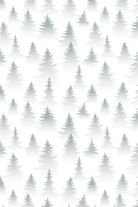 Papier Peint Sapins Dans La Brume Wellpapers