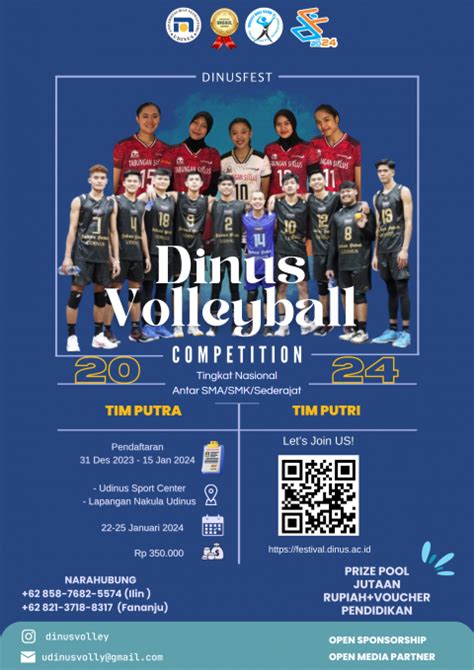 Dinus Volleyball Competition DinusFest 2024