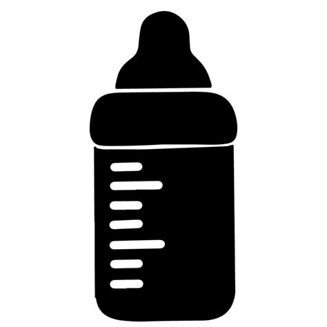 Milk Baby Bottle Vector Illustration 39660429 Vector Art At Vecteezy