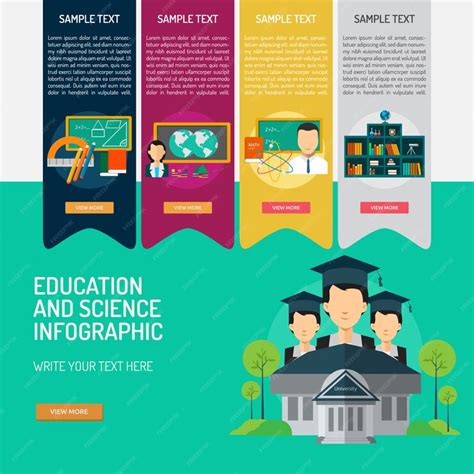 Free Vector | Education infographic template