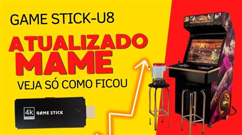 Game Stick U Vers O Atualizada Mostrando Jogos Do Fliperama Mame Youtube