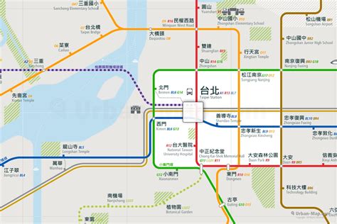 Taipei Rail Map City Train Route Map Your Offline Travel Guide