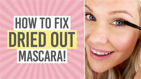 HOW TO FIX DRIED OUT MASCARA YouTube