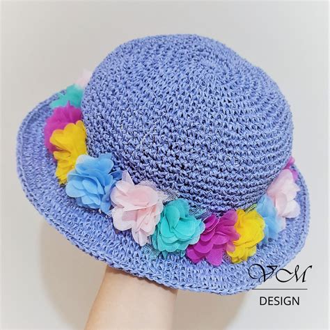 Crochet Sun Hat Pattern, Crochet Hat Pattern, Hat Pattern for Any Size ...