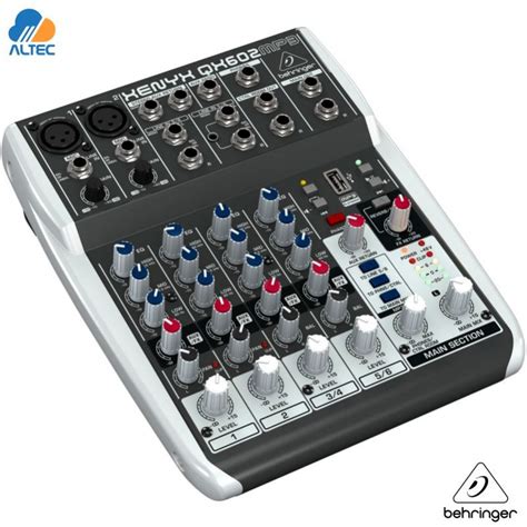 Behringer Xenyx Qx Mp Consola Premium De Canales