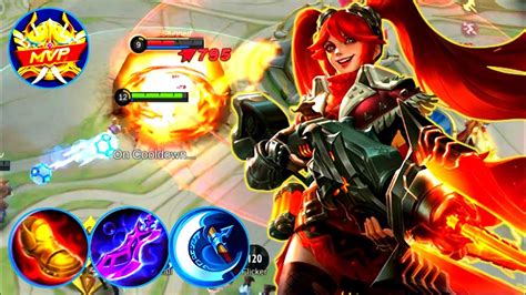 LAYLA INSANE LIFESTEAL BUILD 100 BUILD TOP 1 GLOBAL LAYLA MOBILE