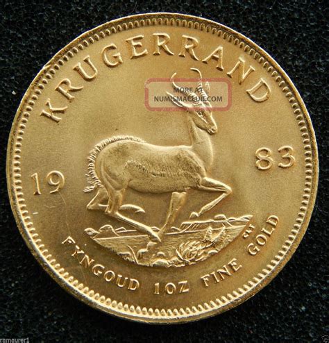 1978 South African 1 Oz Gold Krugerrand Coin Luster With Cartwheels