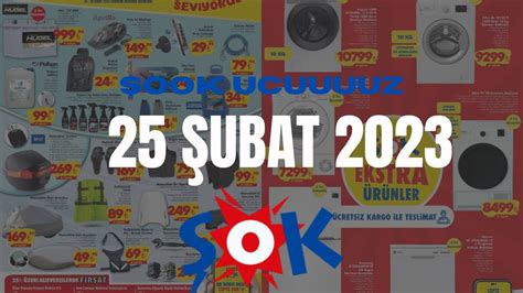 ŞOK 25 ŞUBAT 2023 AKTÜEL KATALOĞU ŞOK AKTÜEL ŞOK UCUZ ŞOK KAMPANYA