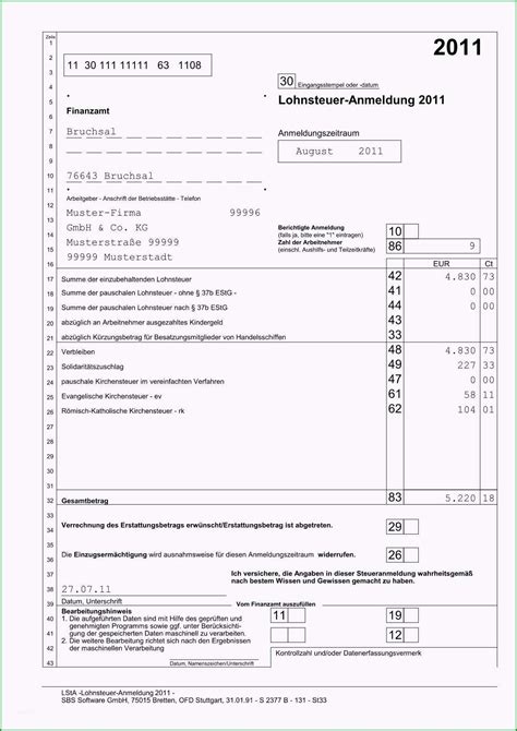 Beste 13 Lohnabrechnung Muster Excel Kostenlos Vorlagen