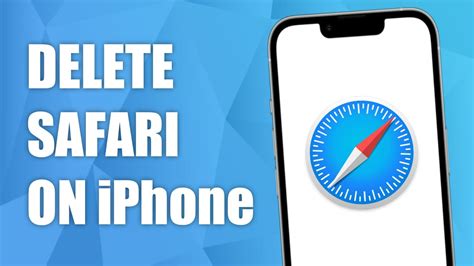 How To Delete Safari Browser On Iphone Youtube