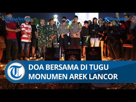 Ratusan Aliansi Suporter Pamekasan Doa Bersama Untuk Korban Tragedi Di