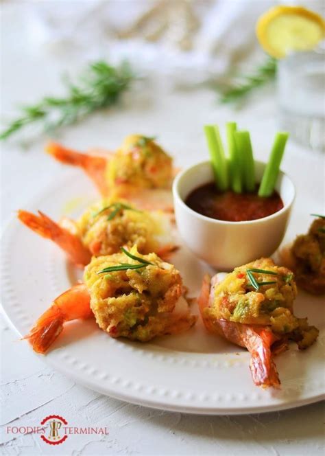 Easy Baked Stuffed Shrimp With Crabmeat And Ritz Crackers Recipe