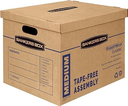 Bankers Box Smoothmove Classic Moving Boxes Tape Free Assembly Easy