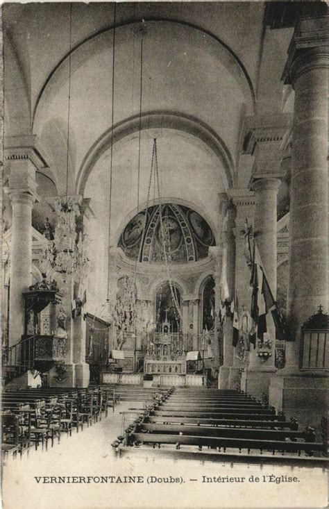 Vernierfontaine Interieur De L Eglise Vernierfontaine Cartorum