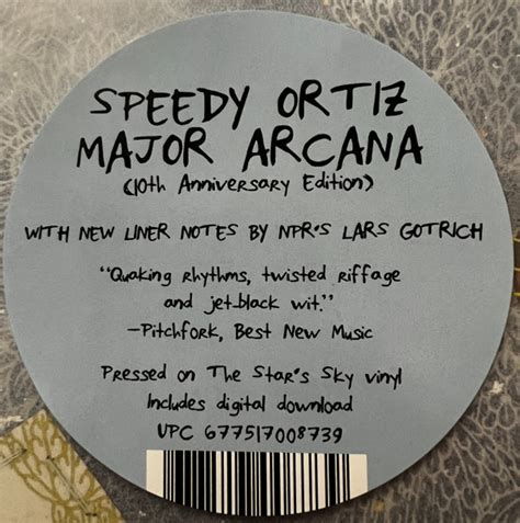 Speedy Ortiz – Major Arcana (2023, Gatefold, The Star's Sky colored vinyl, Vinyl) - Discogs