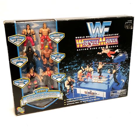 Ring Wrestlemania Action Figures Wwf And