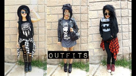 💀 Outfits Para La Escuela 💀 Estilo Alternativoemodark Xd Tosavecom